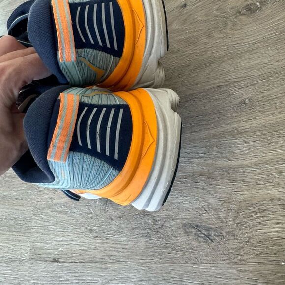 HOKA bondi 7 blue sneakers sz 9 womens - Picture 4 of 7